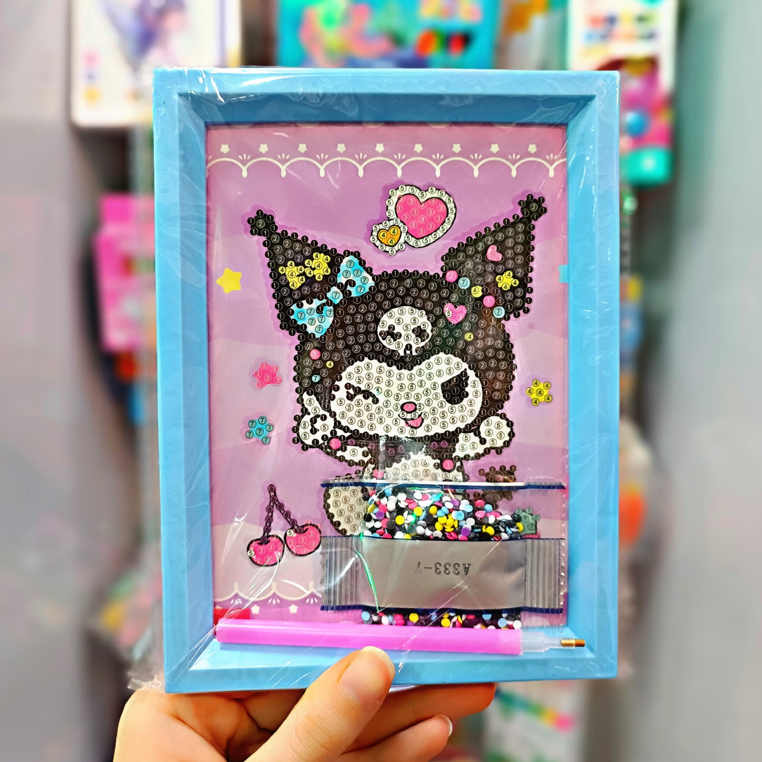 نقاشی الماسی قاب دار کرومی و دوستان - Image 2