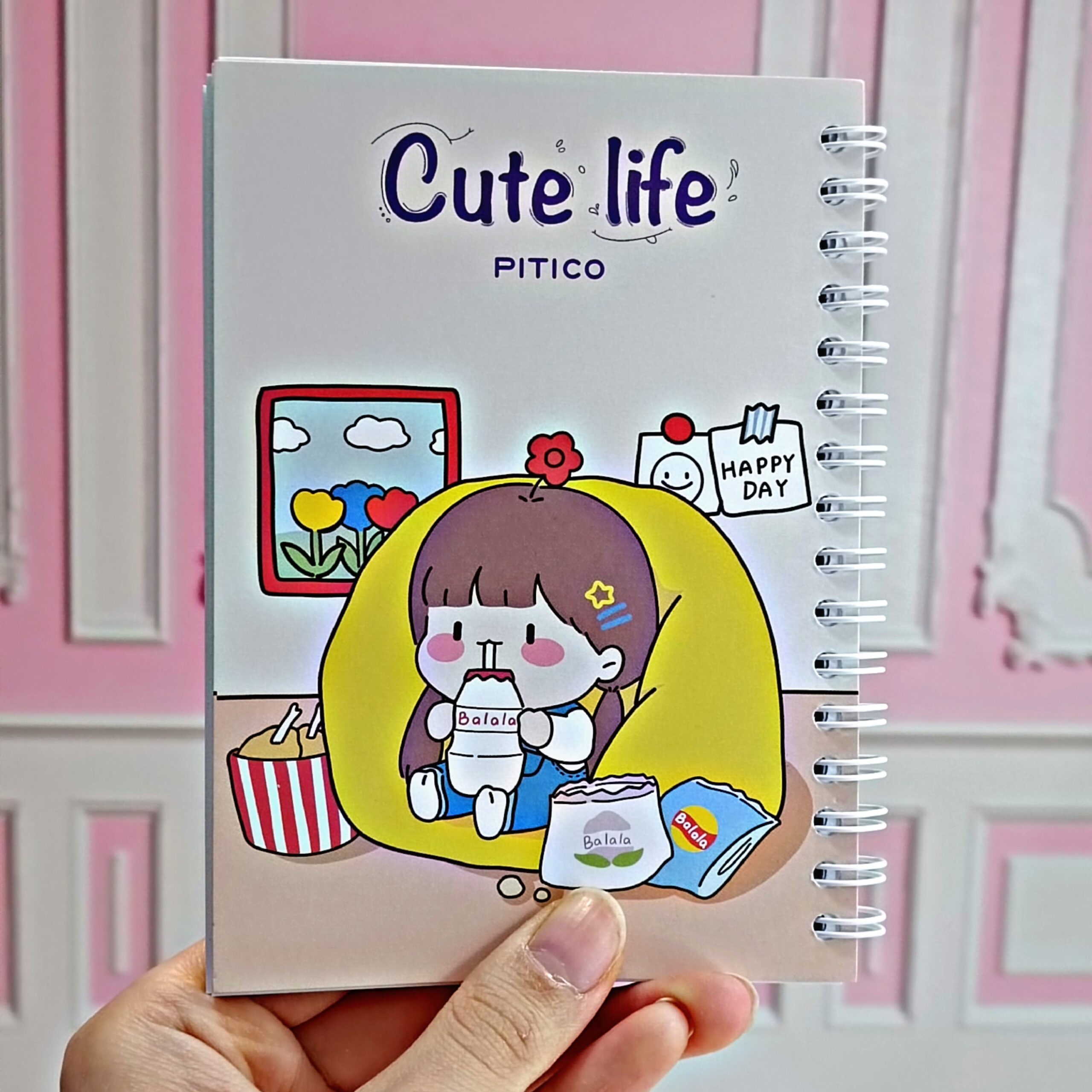 دفترچه سیمی فانتزی cute life - Image 3