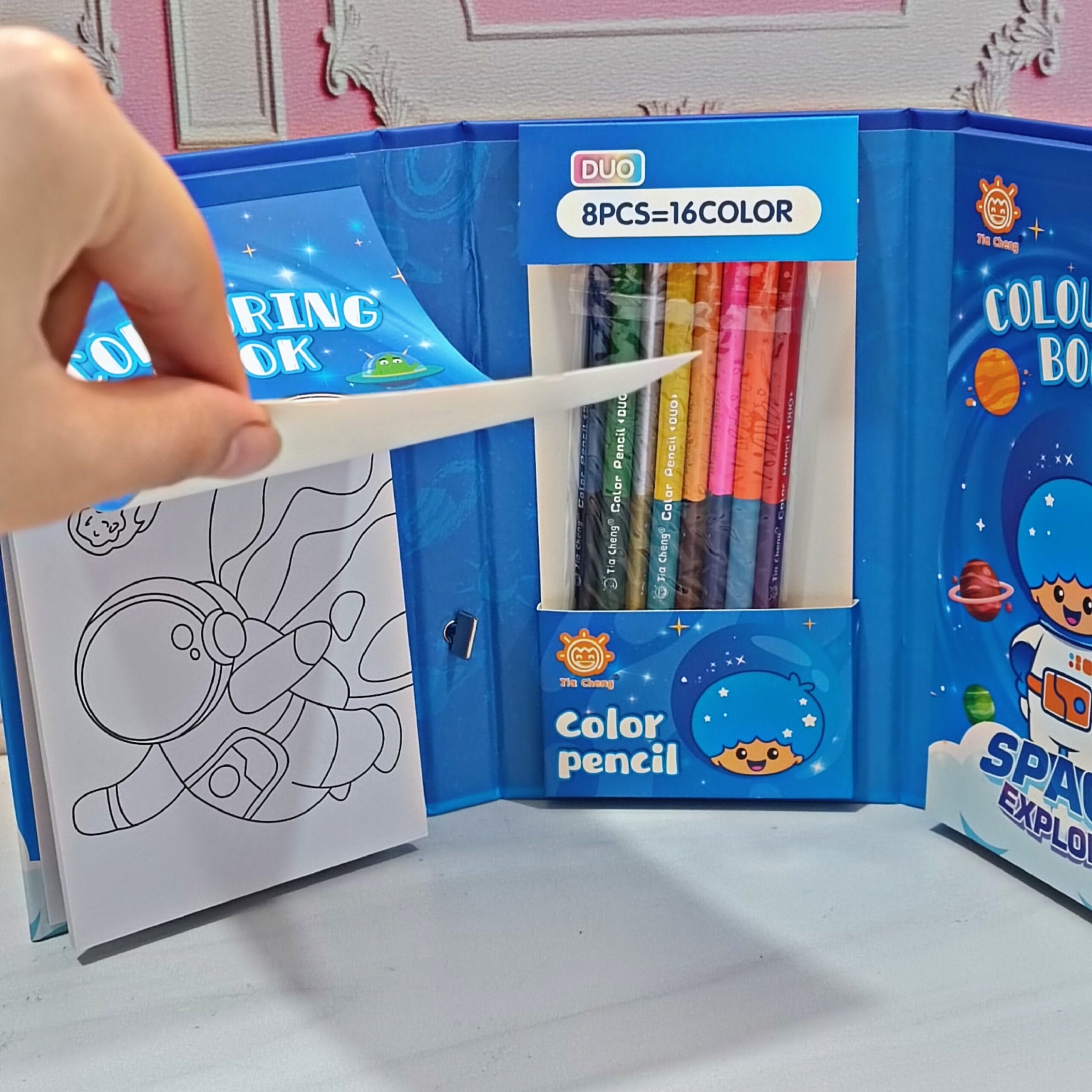 دفترچه تاشو رنگ آمیزی - Image 3