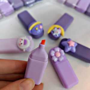 هایلایتر 6 عددی بدنه بنفش