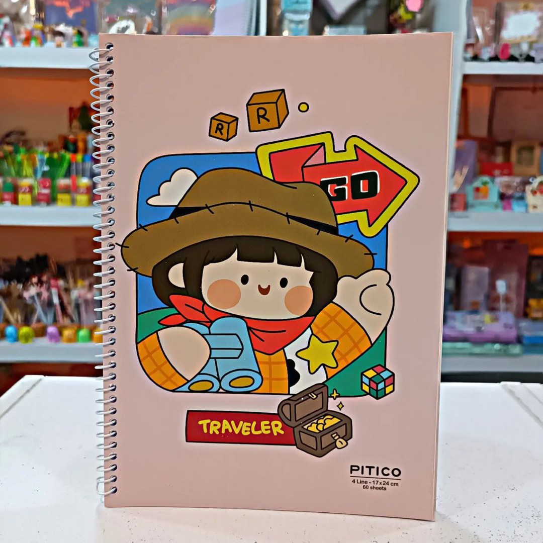 دفتر زبان 4 خط پیتیکو