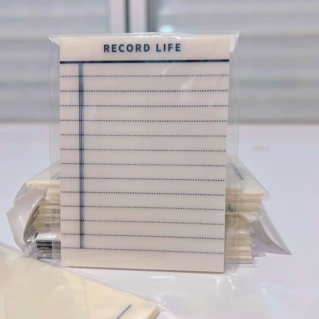 استیک نوت ساده و خط دار شفاف