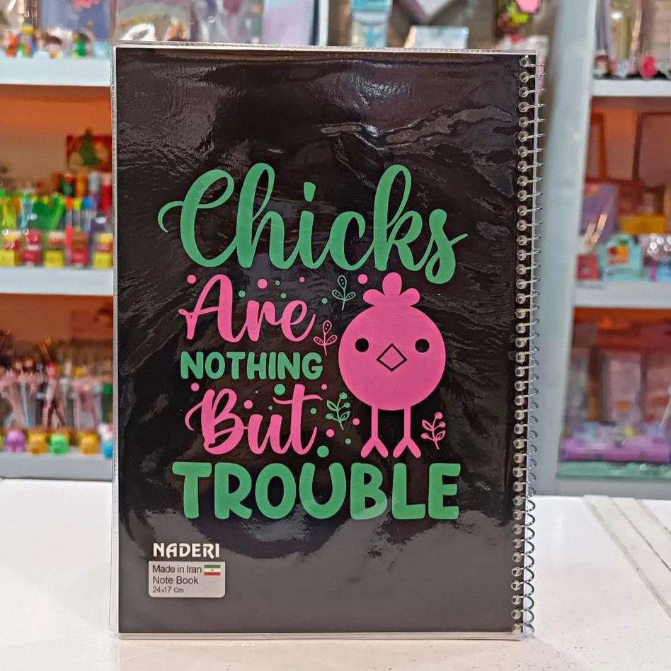 دفتر مجلد مشکی 60 برگ - Image 3