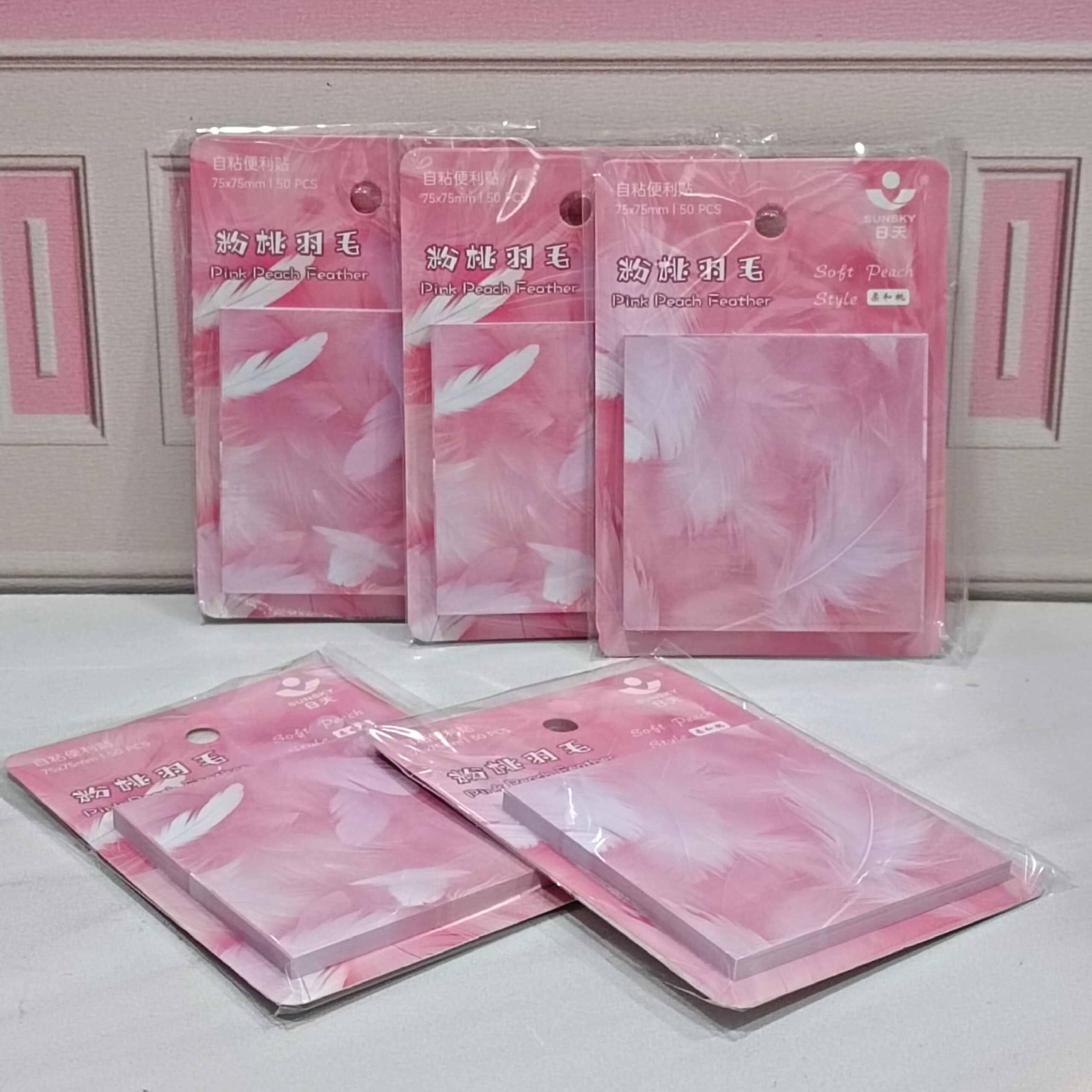 استیک نوت طرح پر