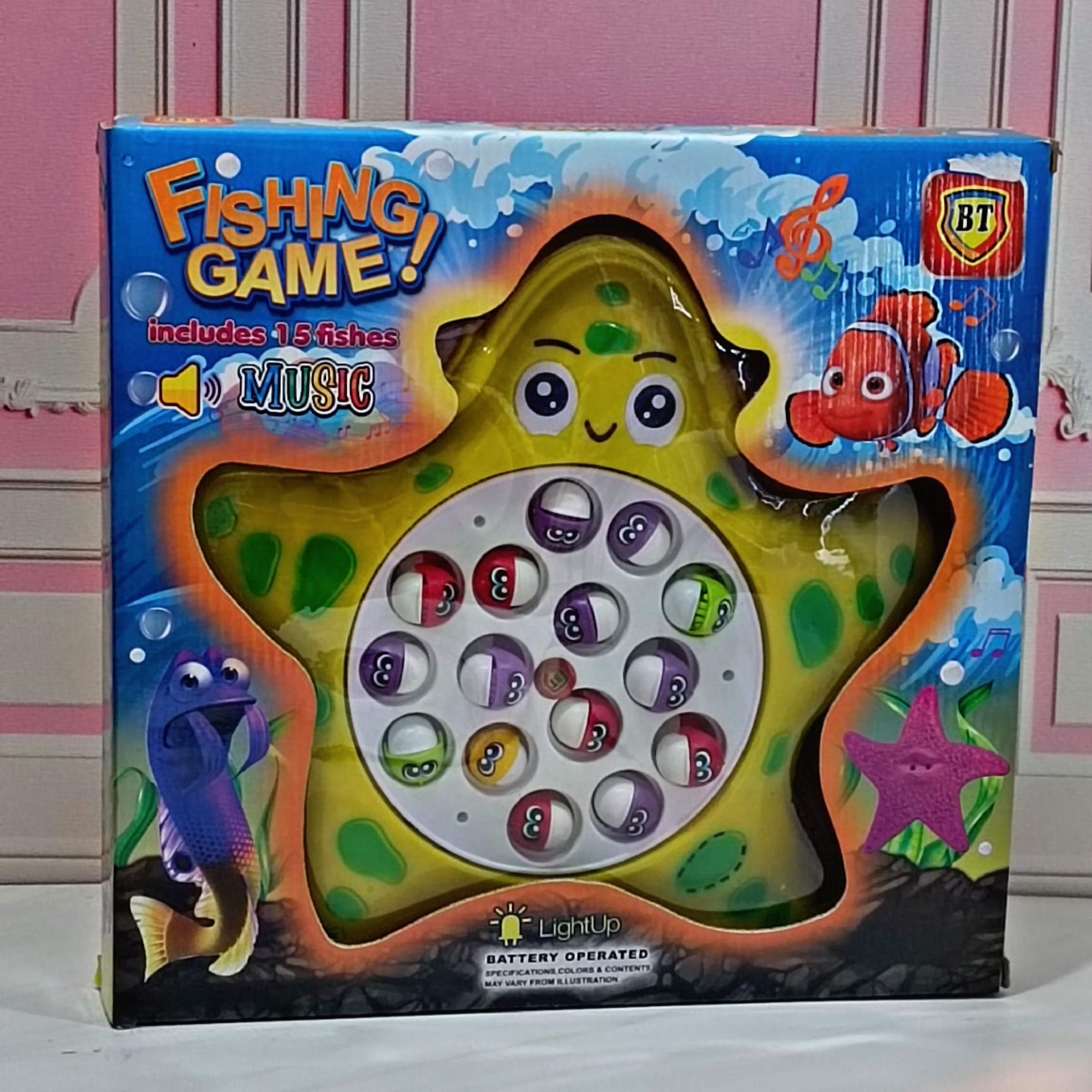 اسباب بازی ماهیگیری موزیکال ستاره