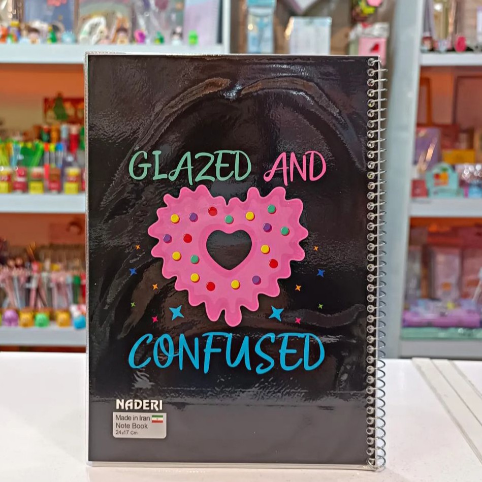 دفتر مجلد مشکی 60 برگ - Image 4