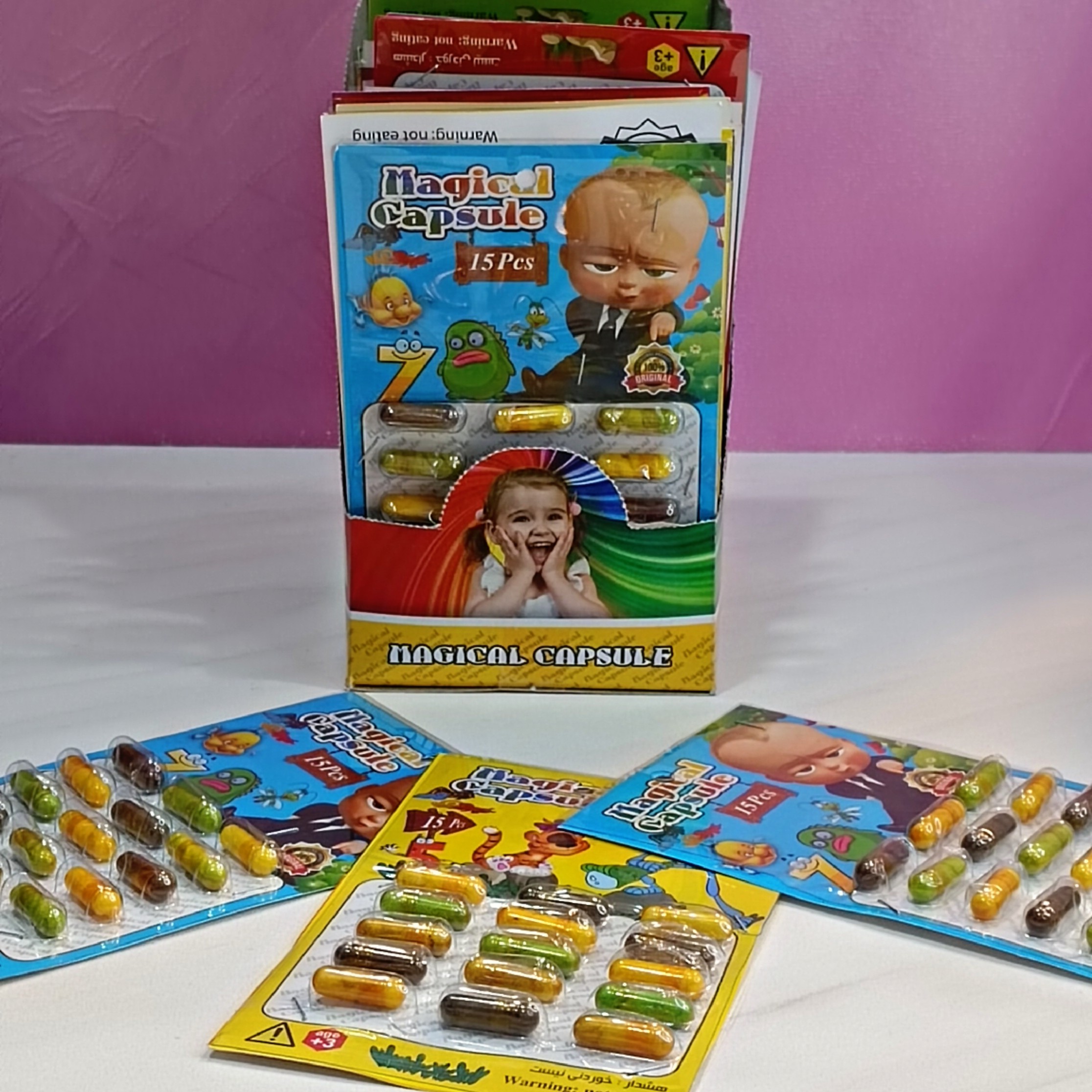 قرص جادویی با اشکال فومی