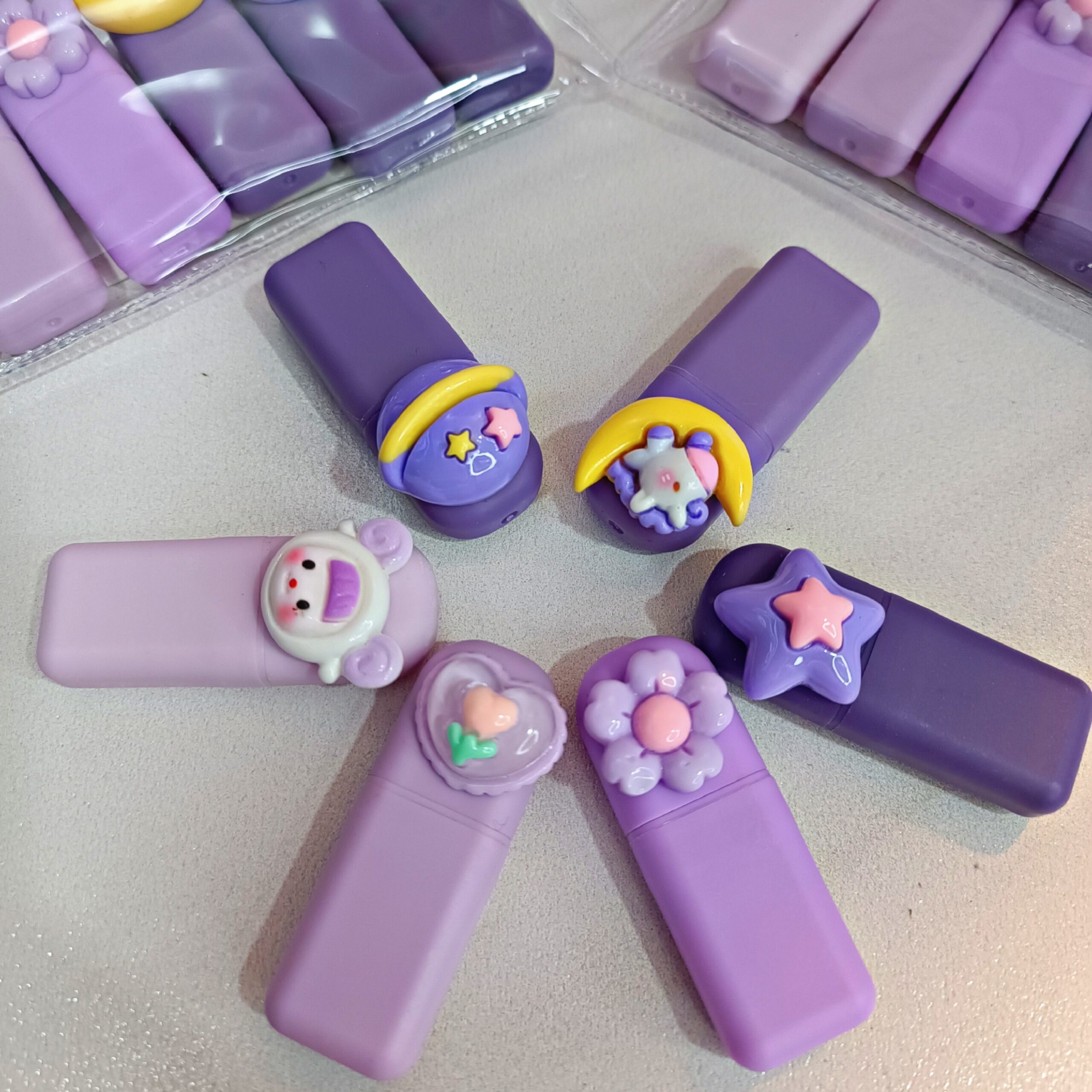 هایلایتر 6 عددی بدنه بنفش - Image 2