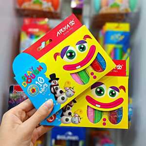 خمیر بازی 10 و 6 رنگ آریا