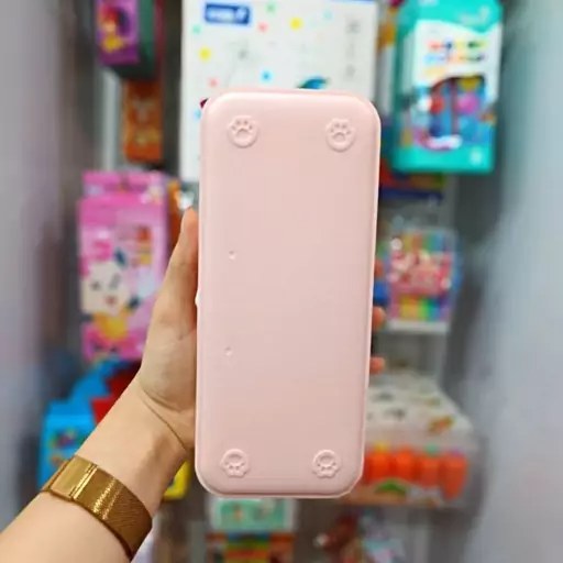 جامدادی دوطبقه کرومی و دوستان با اشکال هندسی - Image 4