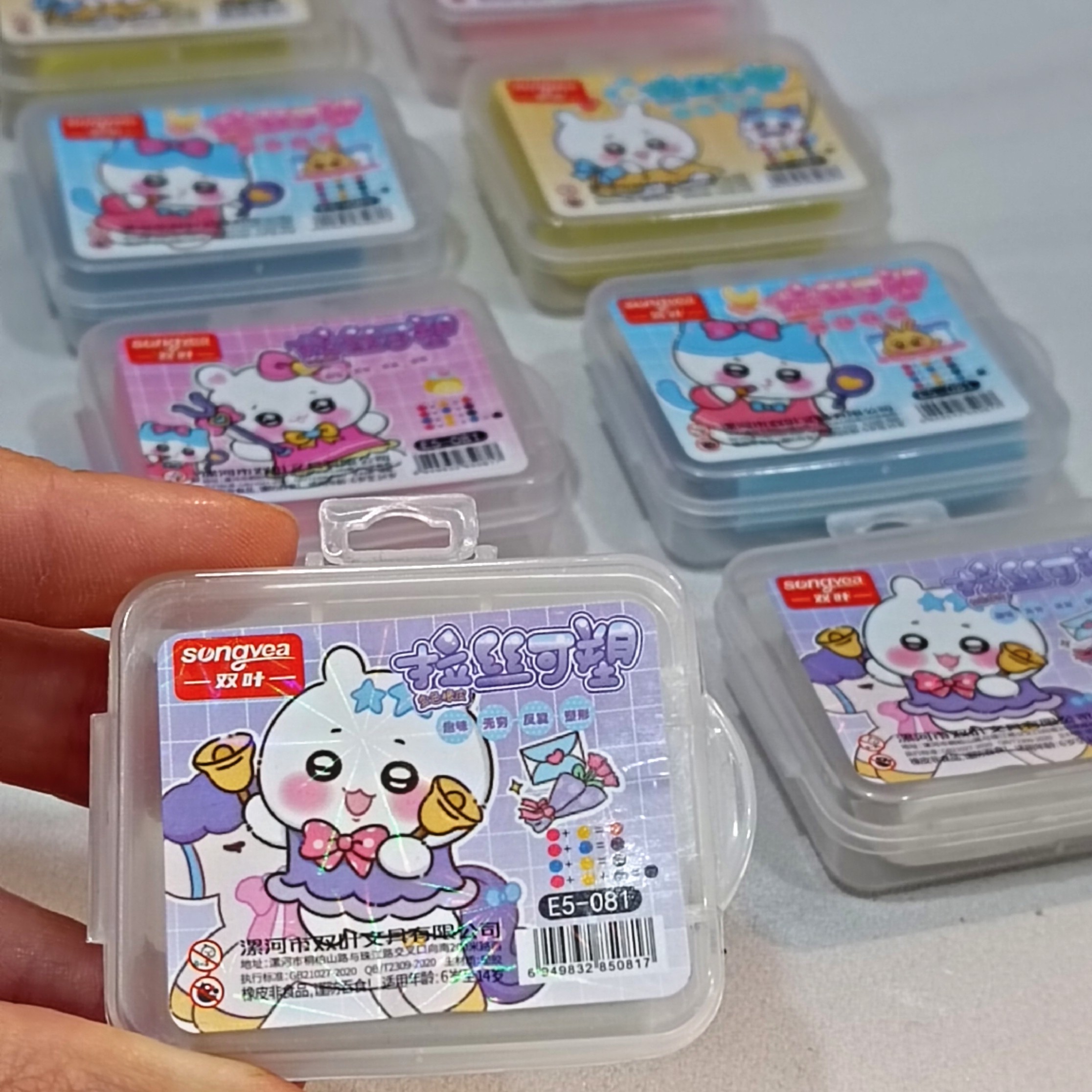 پاک کن خمیری فانتزی جعبه دار اورجینال