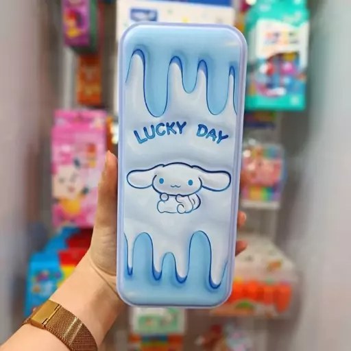 جامدادی دوطبقه کرومی و دوستان با اشکال هندسی - Image 3