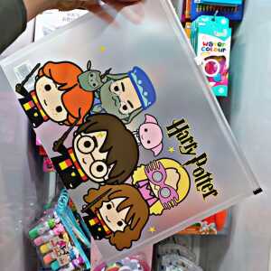 Alternative view of کاور زیپ کیف شفاف A4 هری پاتر