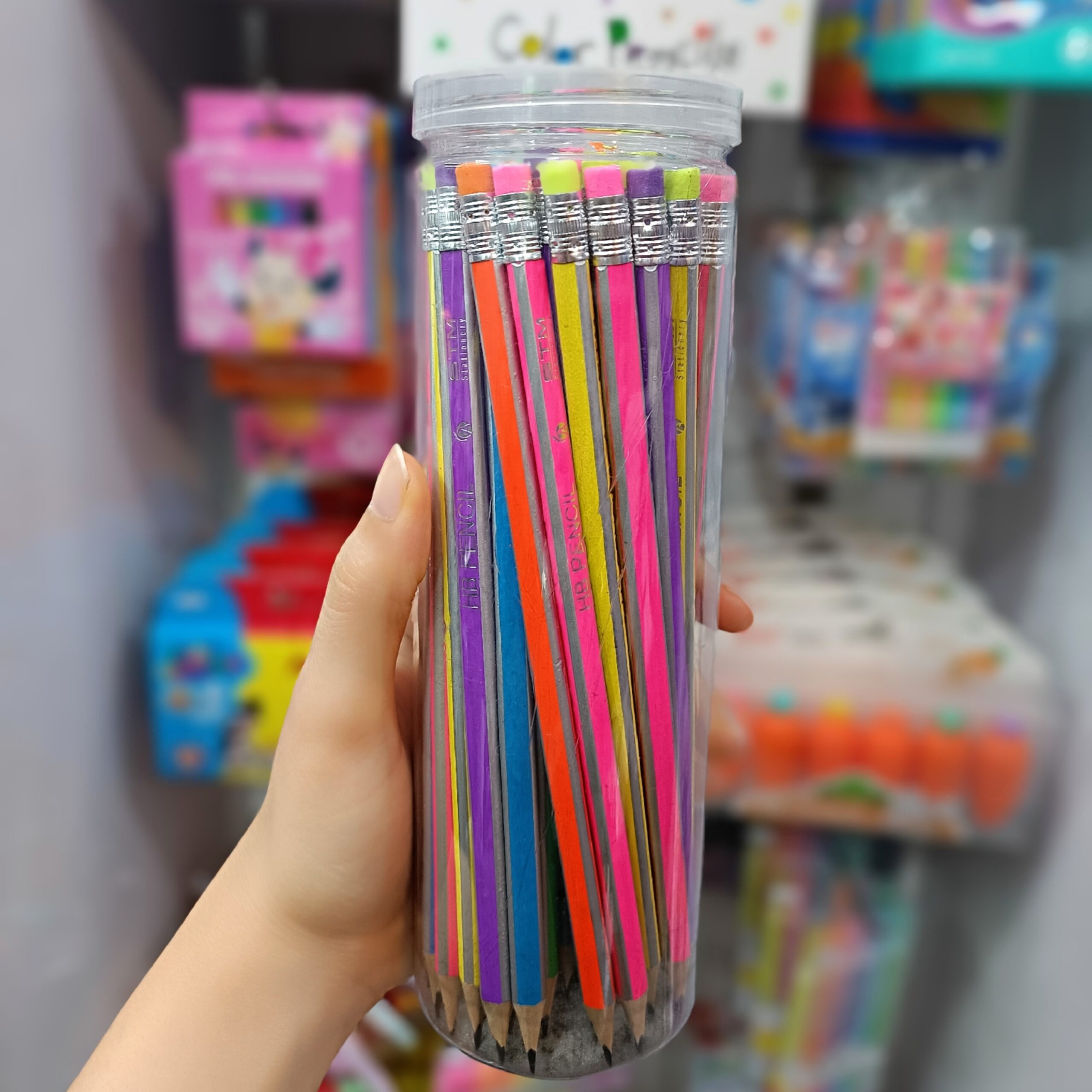 مداد پاک کن دار رنگی