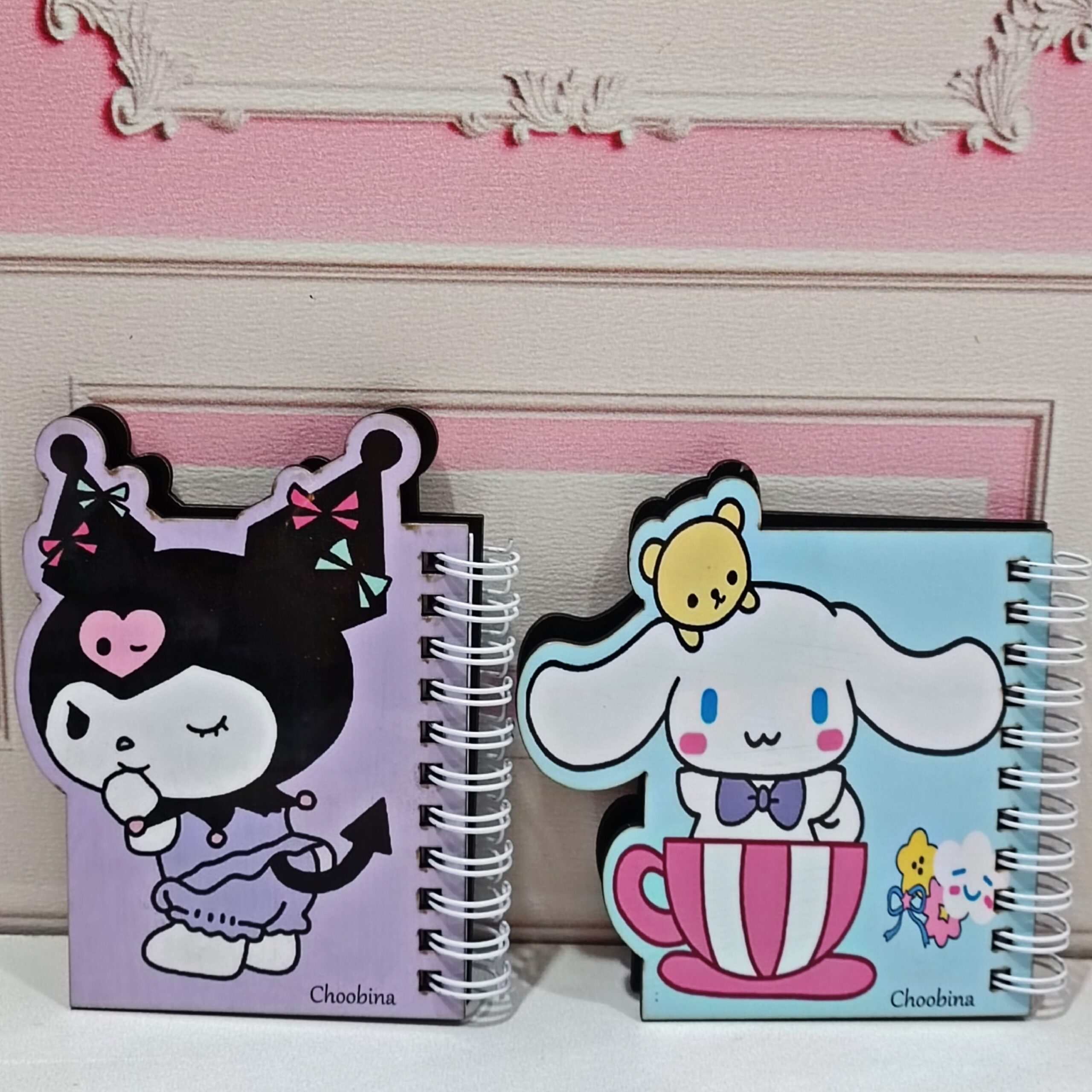 دفترچه جلد چوبی کرومی و سینومرول