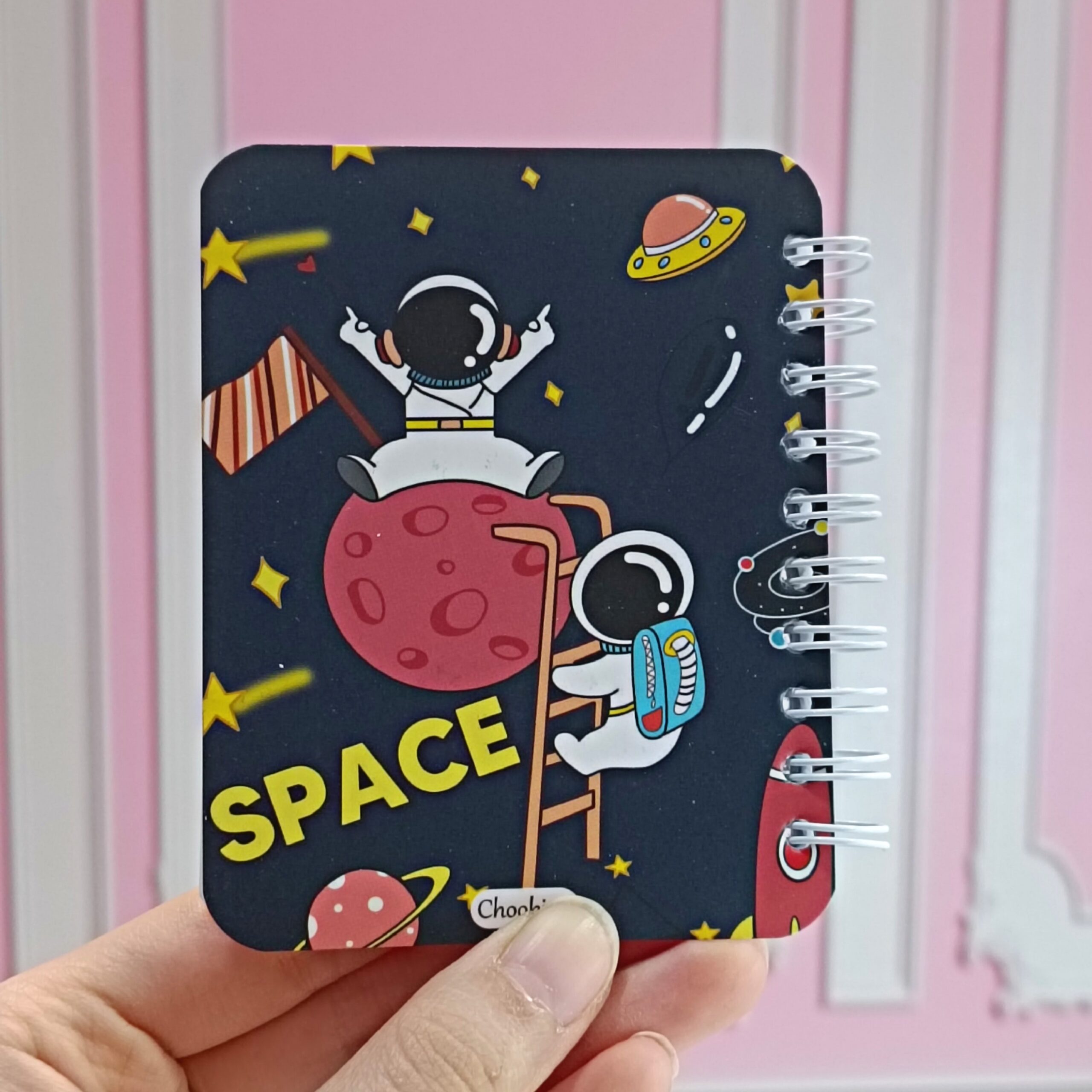 دفترچه سیمی مینی فضانورد