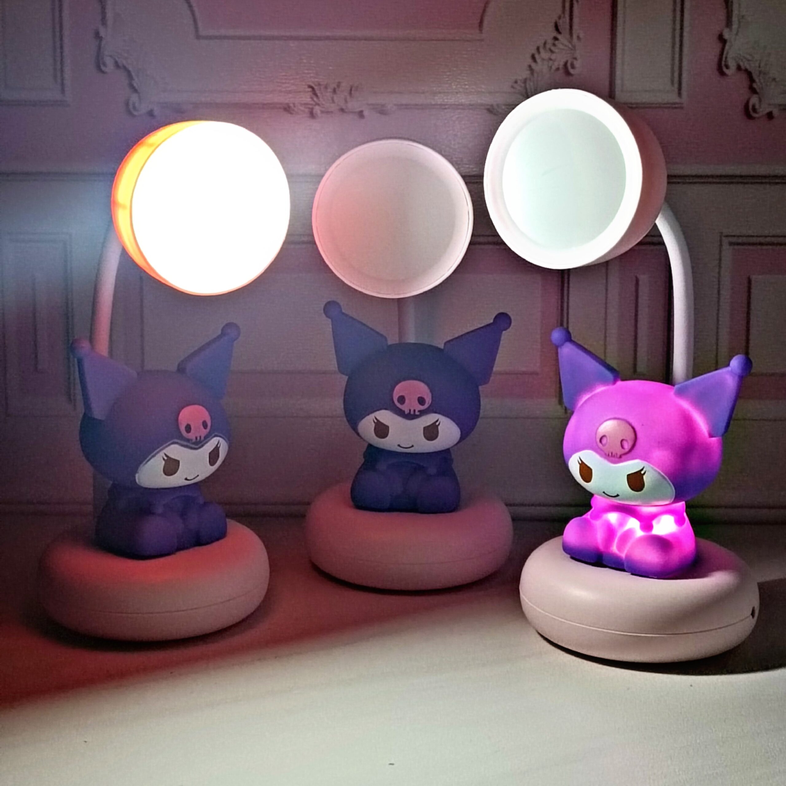 چراغ مطالعه کرومی چراغ خواب کرومی - Image 2