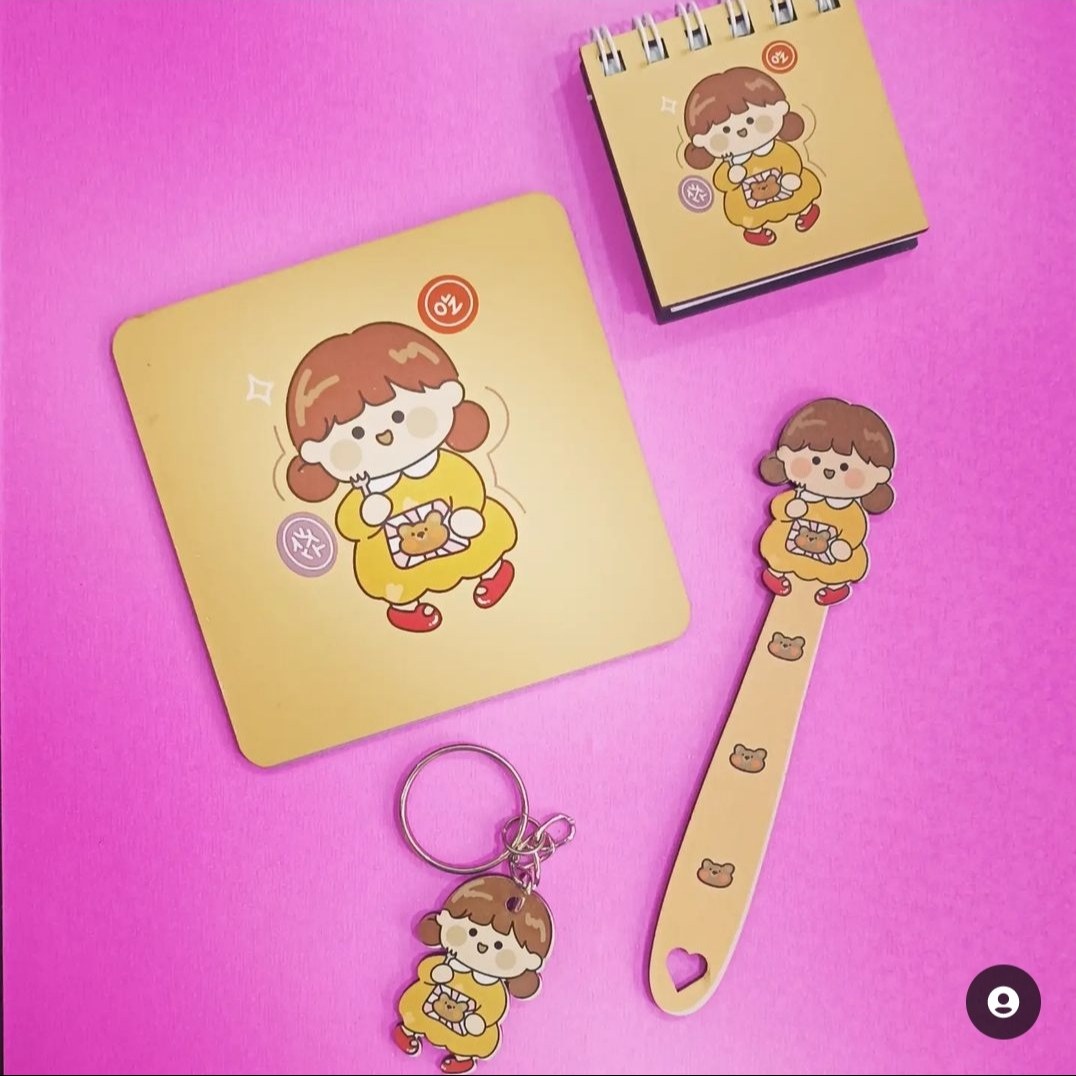 زیر لیوانی بوک مارکر جاکلیدی دفترچه - Image 18