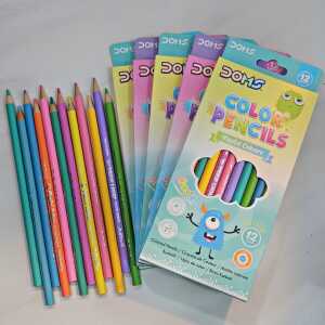 مدادرنگی 12 رنگ پاستیلی دامس