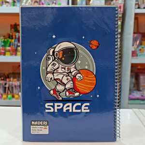 دفتر مجلد 60 برگ آدم فضایی