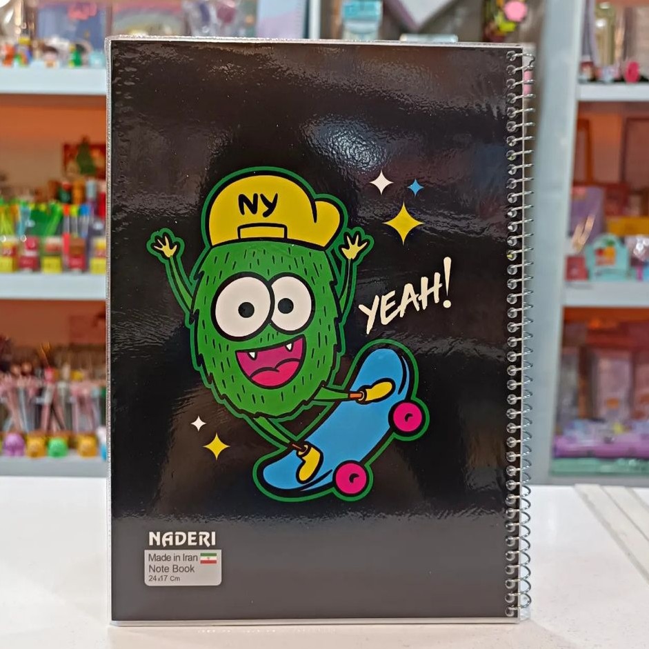 دفتر مجلد مشکی 60 برگ - Image 2