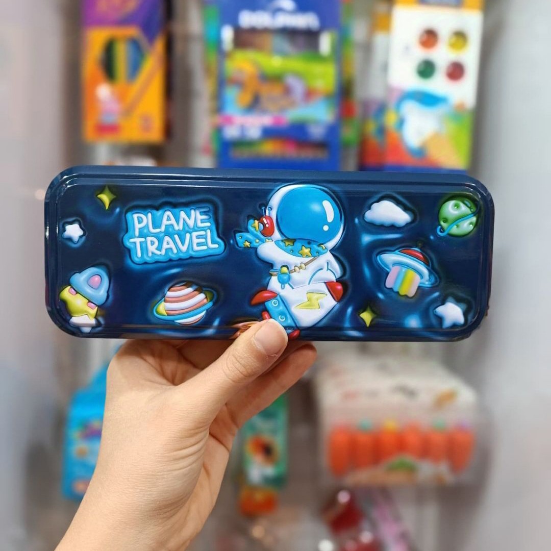 جامدادی دوطبقه فلزی جدول ضرب - Image 2