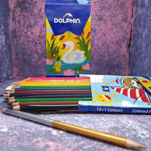 مدادرنگی 12 عددی دلفین با 13 رنگ