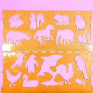 Alternative view of شابلون طرح حیوانات و اشکال هندسی