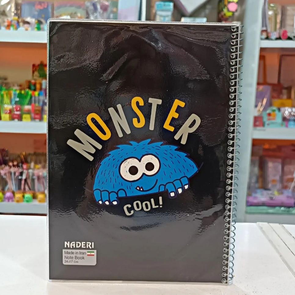 دفتر مجلد مشکی 60 برگ