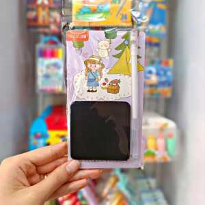 استیک نوت برگه سیاه همراه روان نویس