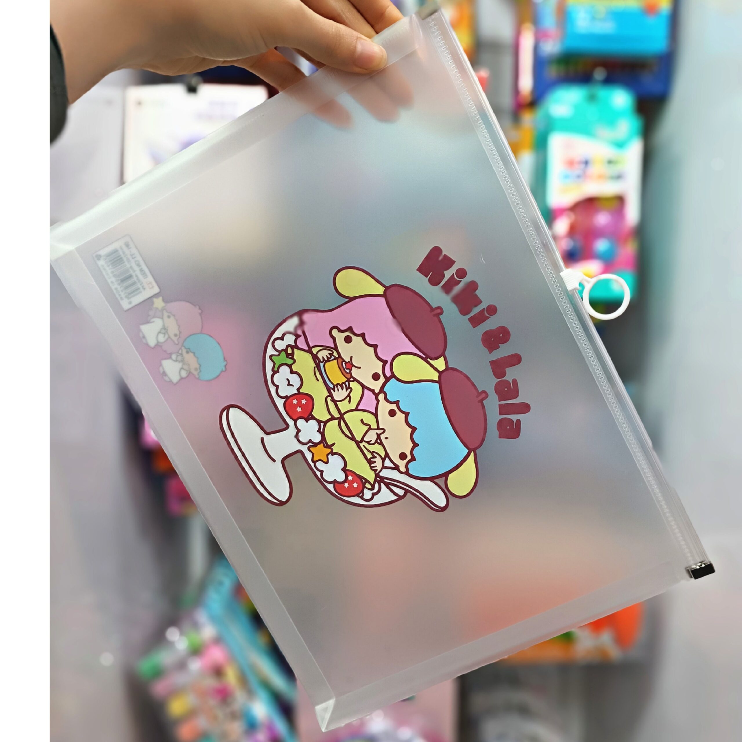 کاور زیپ کیف A4 little twin stars - Image 4