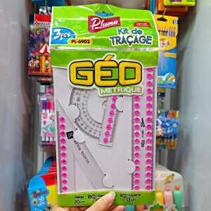 ست خط کش،گونیا،نقاله کریستالی