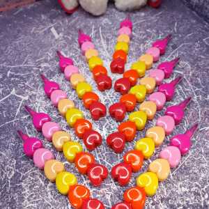 مدادرنگی تو هم 6عددی قلبی