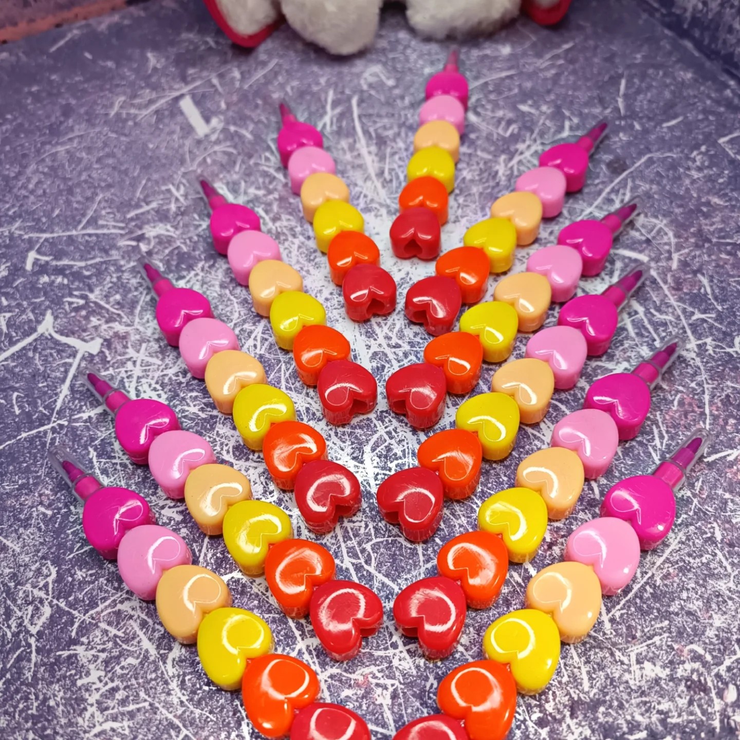 مدادرنگی تو هم 6عددی قلبی