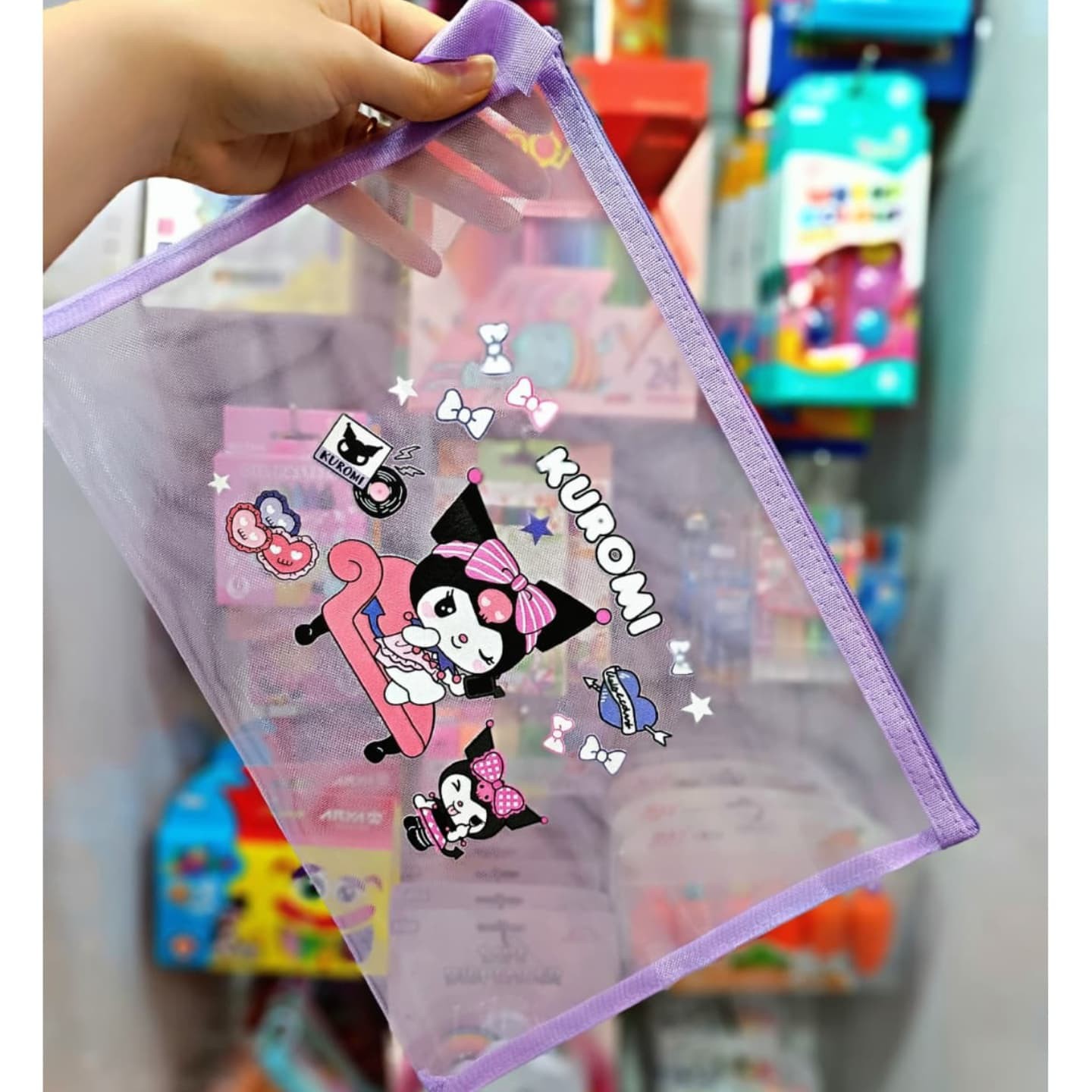 پوشه توری سایز A4 کرومی و دوستان