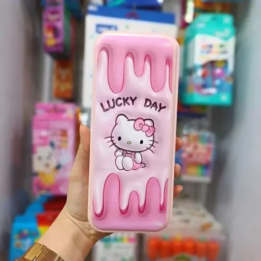 جامدادی دوطبقه کرومی و دوستان با اشکال هندسی - Image 2