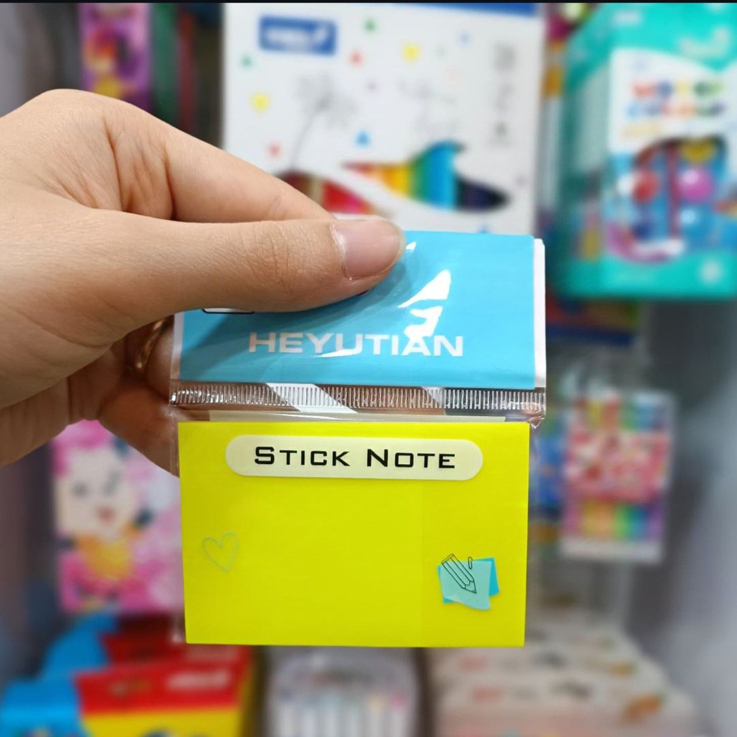 استیک نوت شفاف رنگی - Image 3