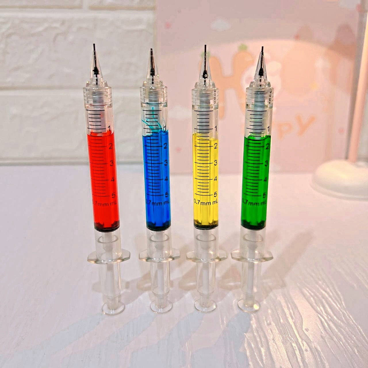 مداد نوکی آکواریومی طرح آمپول 0.7