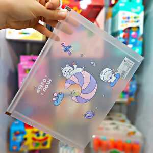 زیپ کیف شفاف A5 حیوانات