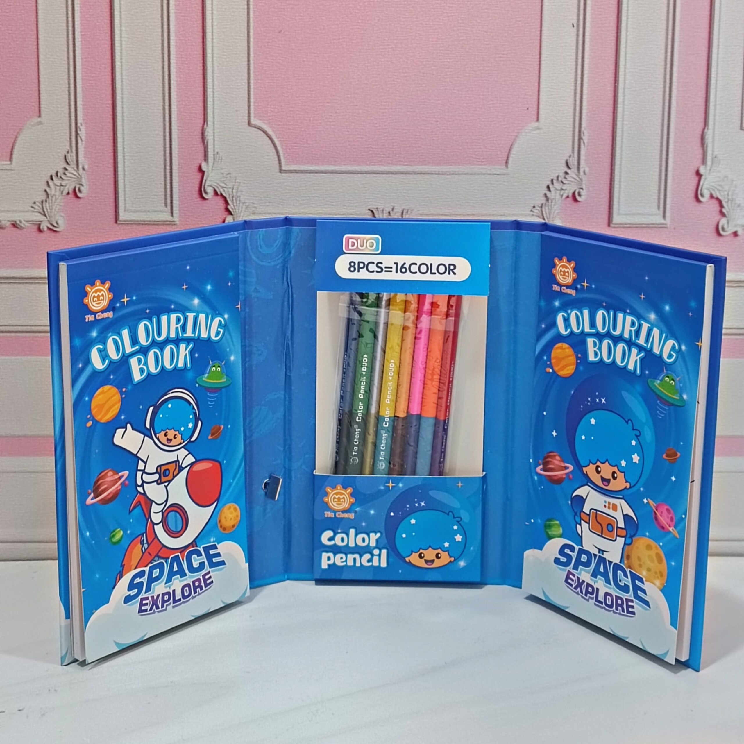 دفترچه تاشو رنگ آمیزی - Image 2