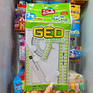 Alternative view of ست خط کش،گونیا،نقاله کریستالی