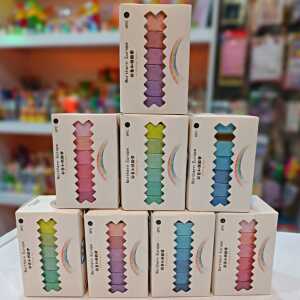 چسب واشی پاستلی 6عددی