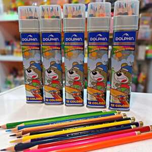 مدادرنگی 12 رنگ فلزی استوانه ایی