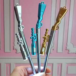 خودکار طرح تفنگ همراه چراغ قوه