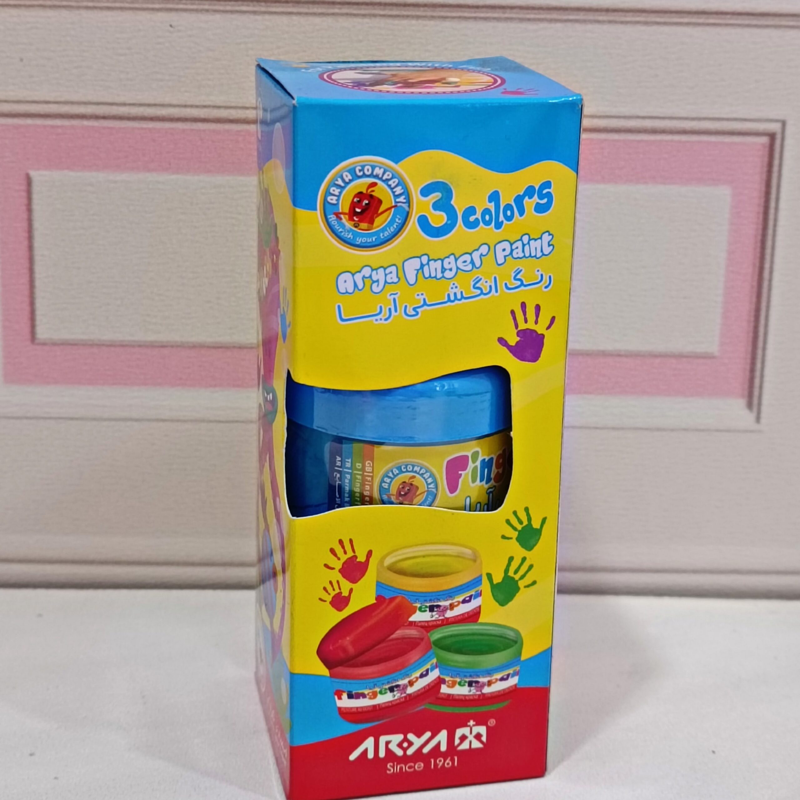 رنگ انگشتی 3 و 6 رنگ آریا