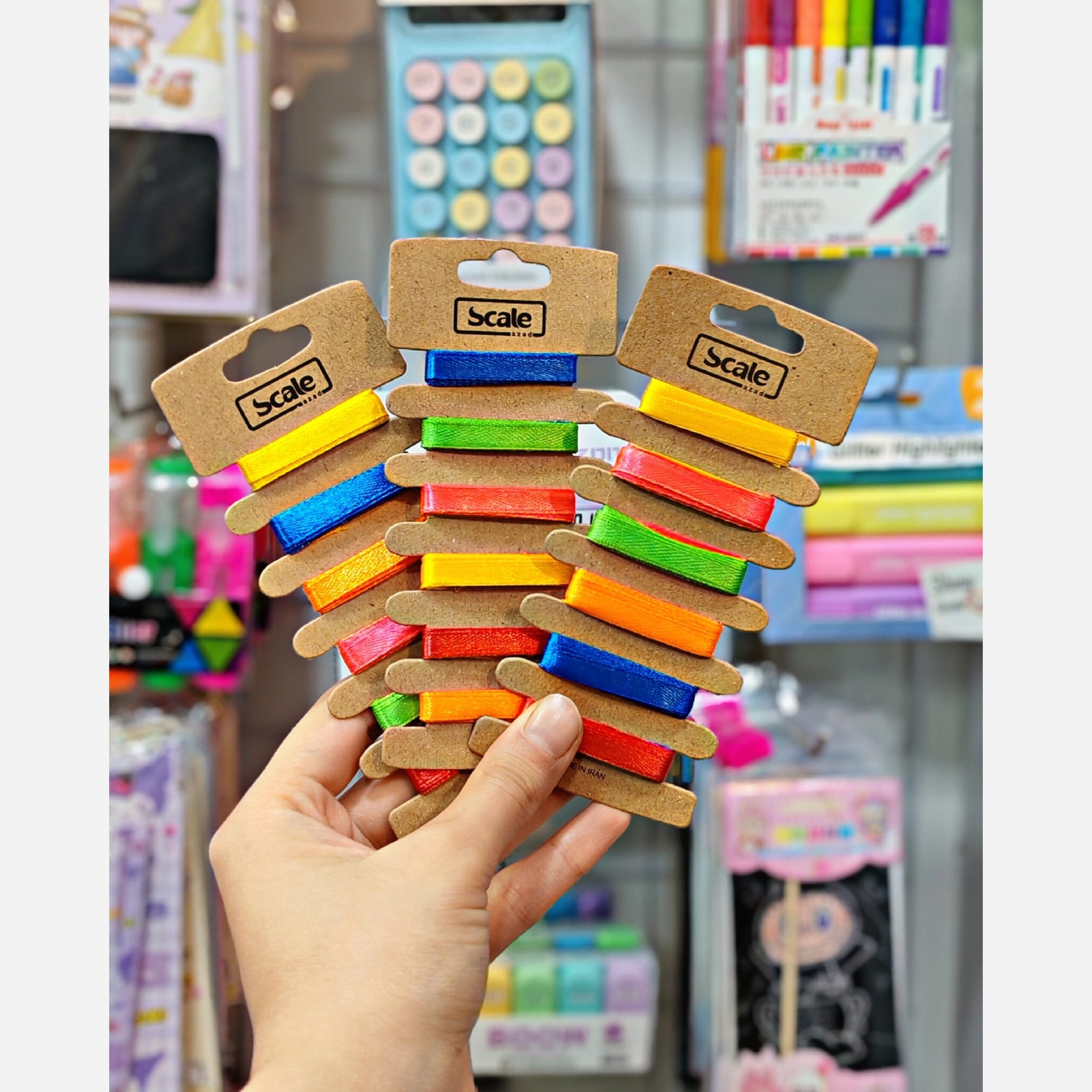 ربان پارچه ایی 6 رنگ