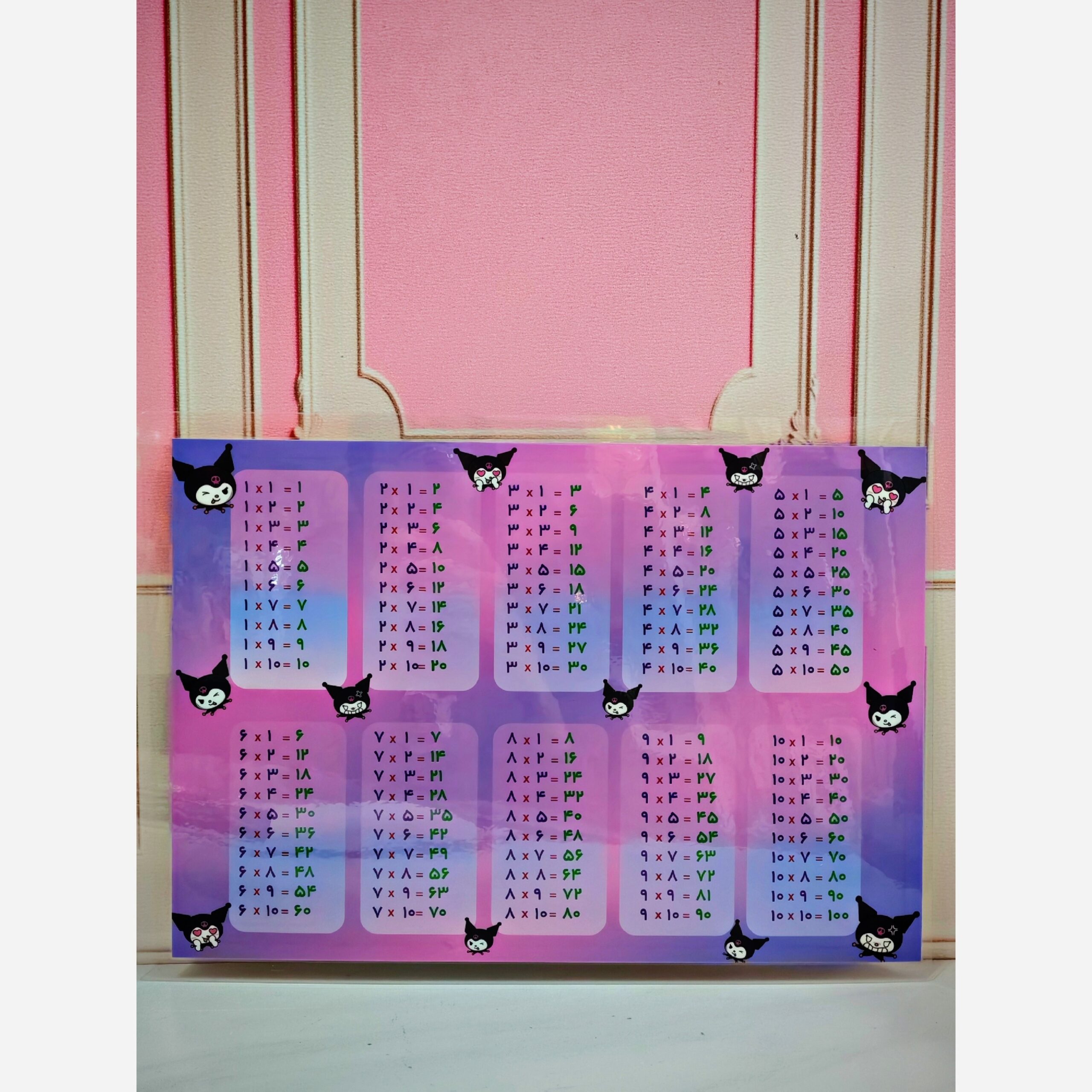 جدول ضرب وایت بردی کرومی - Image 2