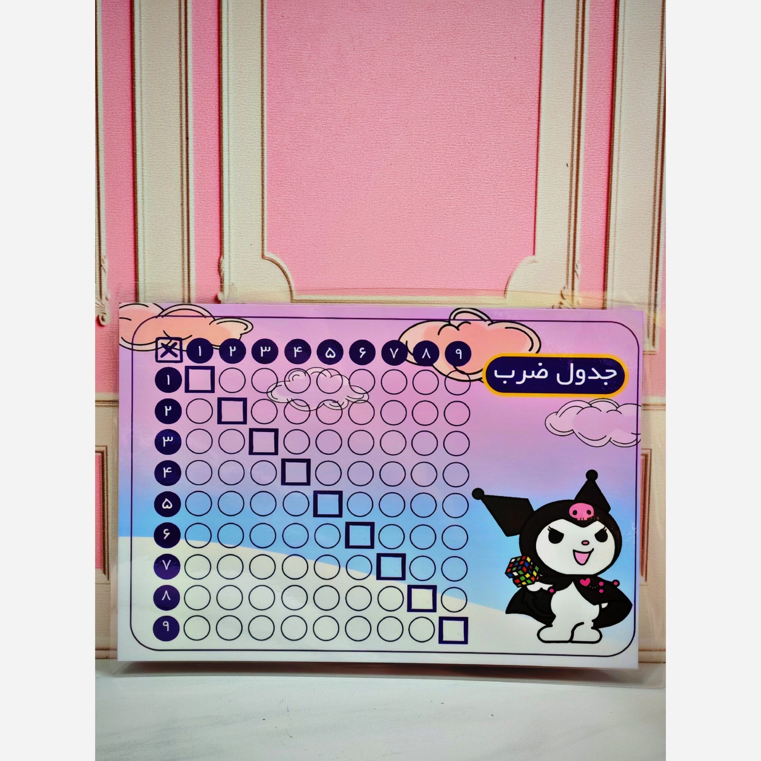 جدول ضرب وایت بردی کرومی