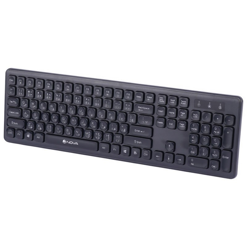 کیبورد و موس بی سیم نوا NKM-1401WL - Image 10
