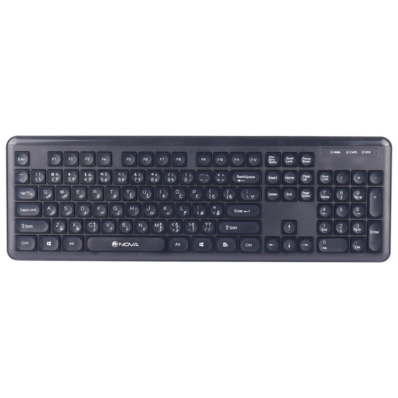 کیبورد و موس بی سیم نوا NKM-1402WL - Image 2